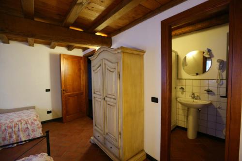 Koupelna v ubytování La Meridiana Casale