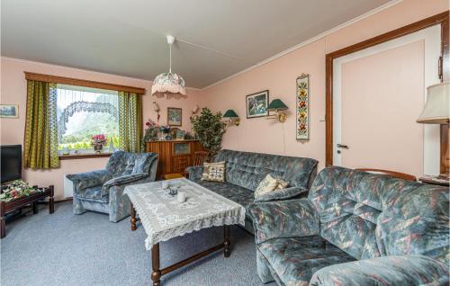 Χώρος καθιστικού στο Awesome Home In Oldedalen