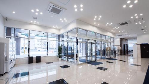 The lobby or reception area at Toyoko Inn Nagoya Meieki Minami