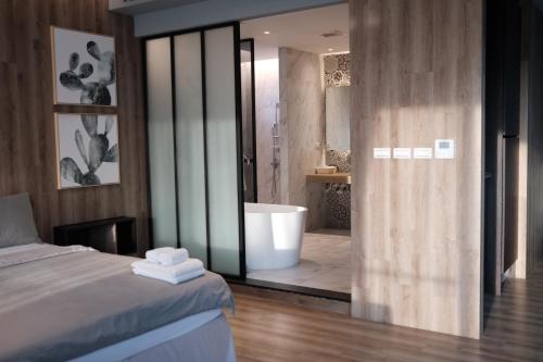 Een badkamer bij Tainan Chuan Inn A