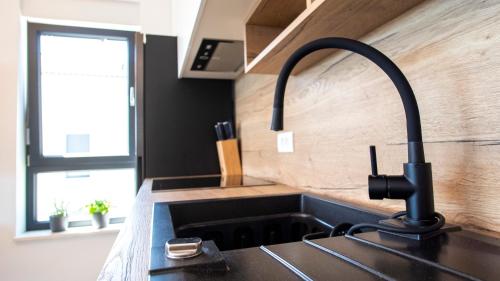 Kuchyň nebo kuchyňský kout v ubytování Lijon