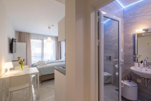 Koupelna v ubytování Sunny Dream Apartments