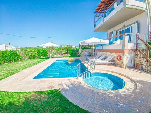 Бассейн в Villa Anastasia Chania или поблизости