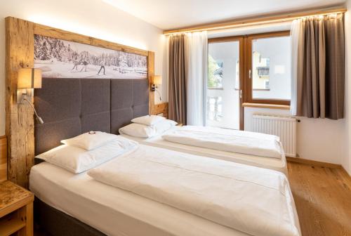 Hotel Seefelderhofにあるベッド