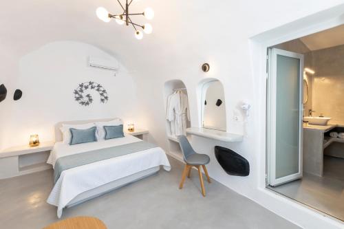 Postel nebo postele na pokoji v ubytování Evas House