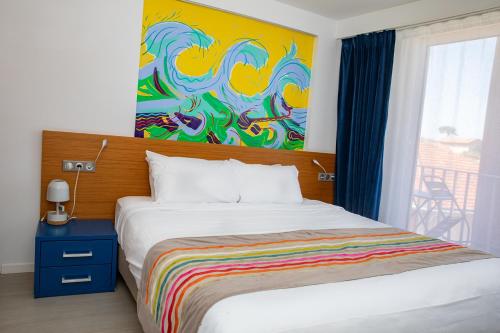 Cama o camas de una habitación en Best Western Arcachon Le Port