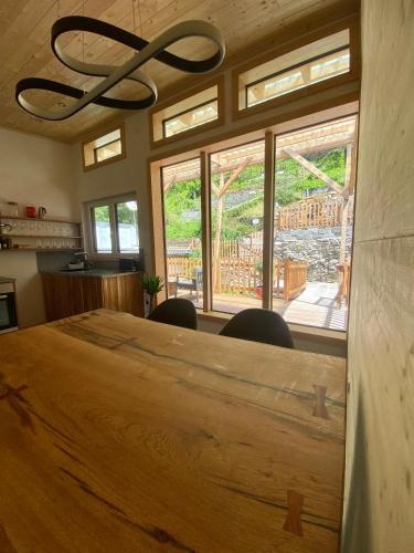 Kuchyň nebo kuchyňský kout v ubytování Silbersberg Cottage