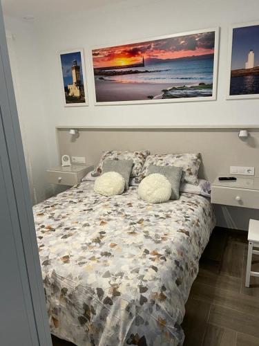 Ένα ή περισσότερα κρεβάτια σε δωμάτιο στο Casa María