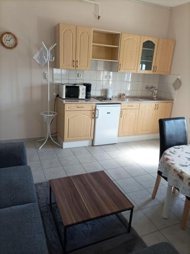 Una cocina o zona de cocina en Anita Apartman