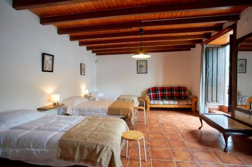 Postel nebo postele na pokoji v ubytování Canarian Rural 4BR Home - Terrace - Views - BBQ