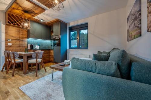 Kuchyň nebo kuchyňský kout v ubytování Andrijana Home