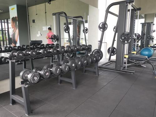 Fitness centrum a/nebo fitness zařízení v ubytování Bell Suite - The Premium Suite @ Sepang