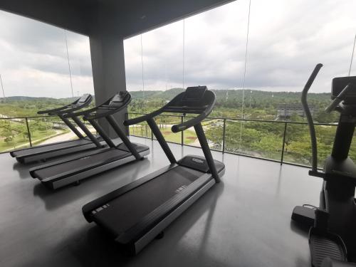 Fitness centrum a/nebo fitness zařízení v ubytování Bell Suite - The Premium Suite @ Sepang