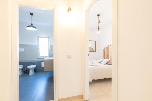 Ένα μπάνιο στο Appartamenti Nonna Rosa