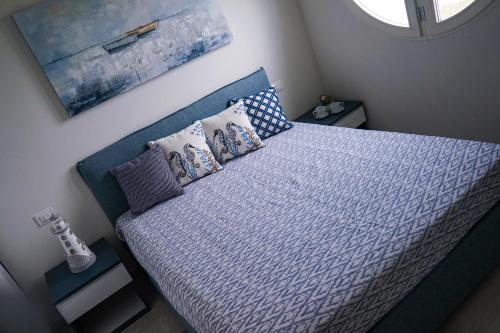 Postel nebo postele na pokoji v ubytování NSM Blumarine Luxury home