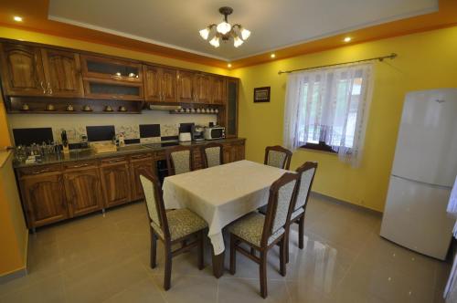 Köök või kööginurk majutusasutuses Cabana Sargetia