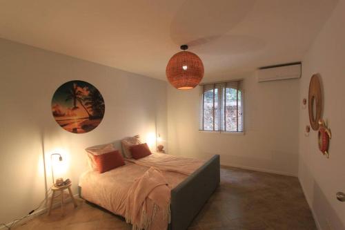 Postel nebo postele na pokoji v ubytování Appartement Lora Jan Thiel Curacao