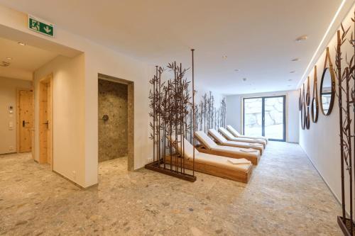 Ruang duduk di Chalet Silver Fox
