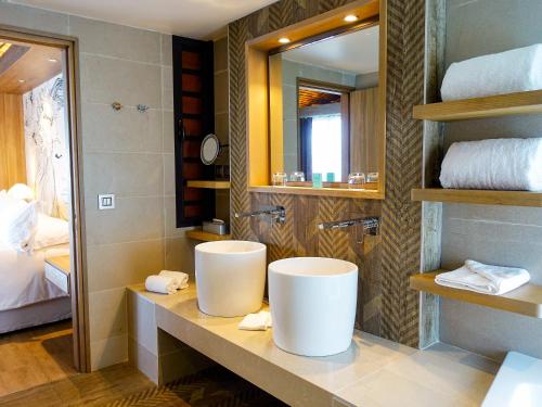 Cama o camas de una habitación en InterContinental Tahiti Resort & Spa by IHG