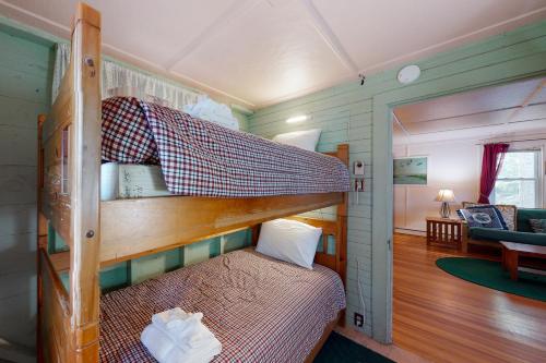 a bedroom with a bunk bed in a house at Peaceful Day Dreamer in Bremen