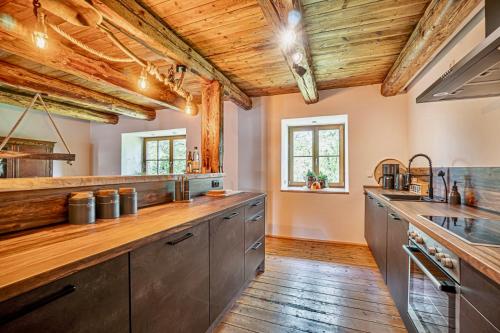 Dapur atau dapur kecil di Living in the old granary
