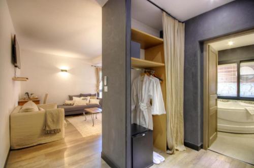 Vonios kambarys apgyvendinimo įstaigoje Chambre d'hôte Casa Maredda