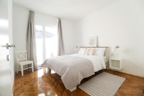 Posteľ alebo postele v izbe v ubytovaní LUXURY APARTMENT MEJE