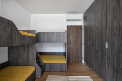 Cama o camas de una habitación en The luxury flat