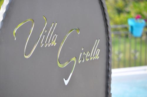 a close up of the side of a car tire at Villa Gisella in Nedeščina