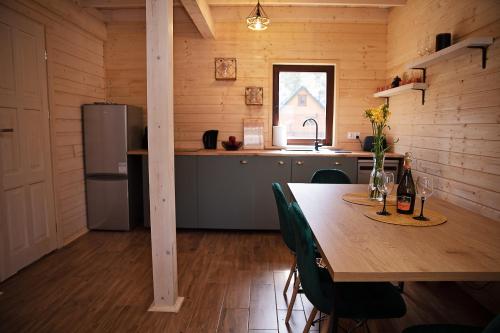 Fotografie z fotogalerie ubytování Nowe Domki w Borsku z Balią kąpielową v destinaci Borsk