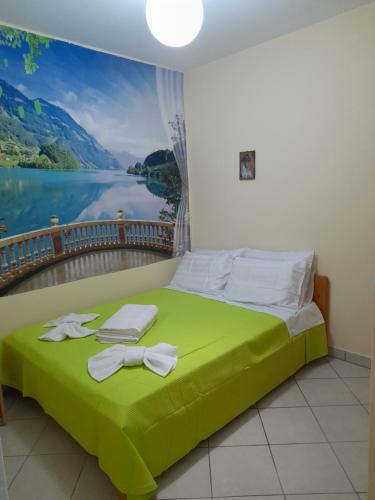 Postel nebo postele na pokoji v ubytování SummerAndros Apartment