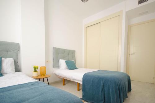Postel nebo postele na pokoji v ubytování Apartamento Valle Romano