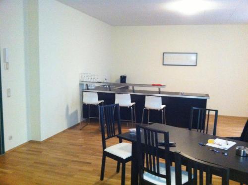 Kuchyň nebo kuchyňský kout v ubytování Appartment München Isartor