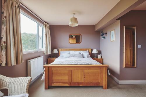 Llit o llits en una habitació de Benllech Beach House