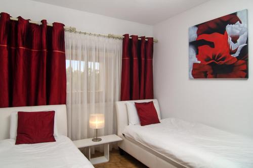 Postel nebo postele na pokoji v ubytování 415 Casa Pimenta