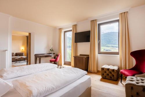 Ένα ή περισσότερα κρεβάτια σε δωμάτιο στο Historic Hotel Alte Goste