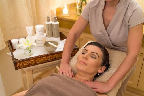 Spa o instalaciones de bienestar en Kolfuschgerhof Mountain Resort
