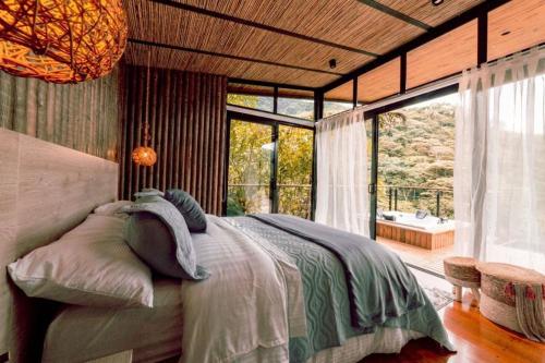 Кровать или кровати в номере Zielo Natural Glamping