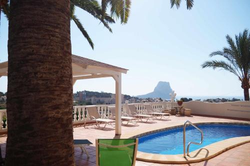 Frente a la bahía villa con piscina privada y bbq, Calpe ...