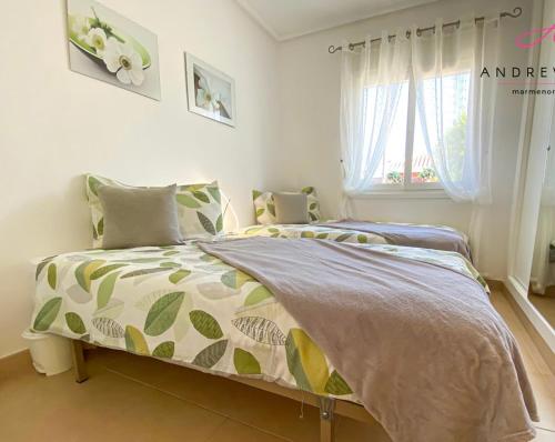 Postel nebo postele na pokoji v ubytování Mar menor golf detached Villa