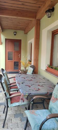Χώρος καθιστικού στο Apartmán Hluboká nad Vltavou