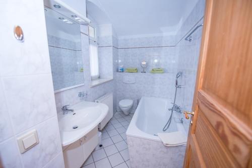 Ванная комната в Bilz-Pension