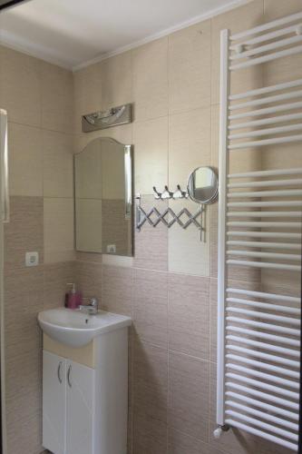 Bilik mandi di Cazare Rustic Nagy