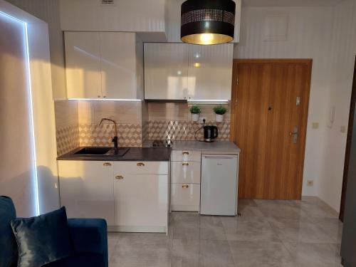 Η κουζίνα ή μικρή κουζίνα στο Apartamenty Niko