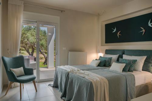 Postel nebo postele na pokoji v ubytování Olea O' Luxury Living