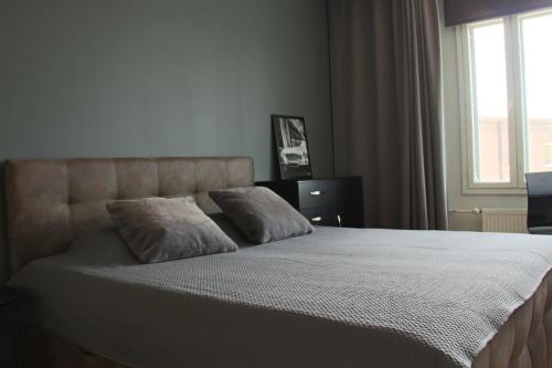 Krevet ili kreveti u jedinici u okviru objekta NEW Modern 4-room Apartment with big Balcony in Center of Tallinn