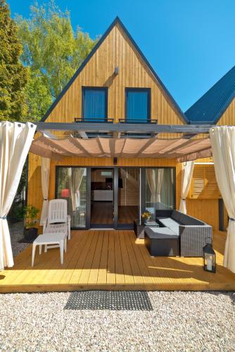 Domki Dwie Fale w centrum, blisko plaży