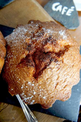 a piece of bread sitting on top of a table at Hôtel La Grange Aux Marmottes in Viscos
