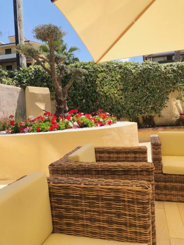 Χώρος καθιστικού στο Hotel Arcobaleno