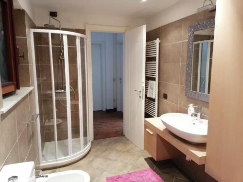 Phòng tắm tại Vista da Sogno